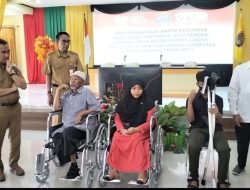 54 Orang Terdiri dari Lansia dan Penyandang Disabilitas Kurang Mampu di Tarakan Dapatkan Bantuan